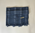 Navy blue striped hijab