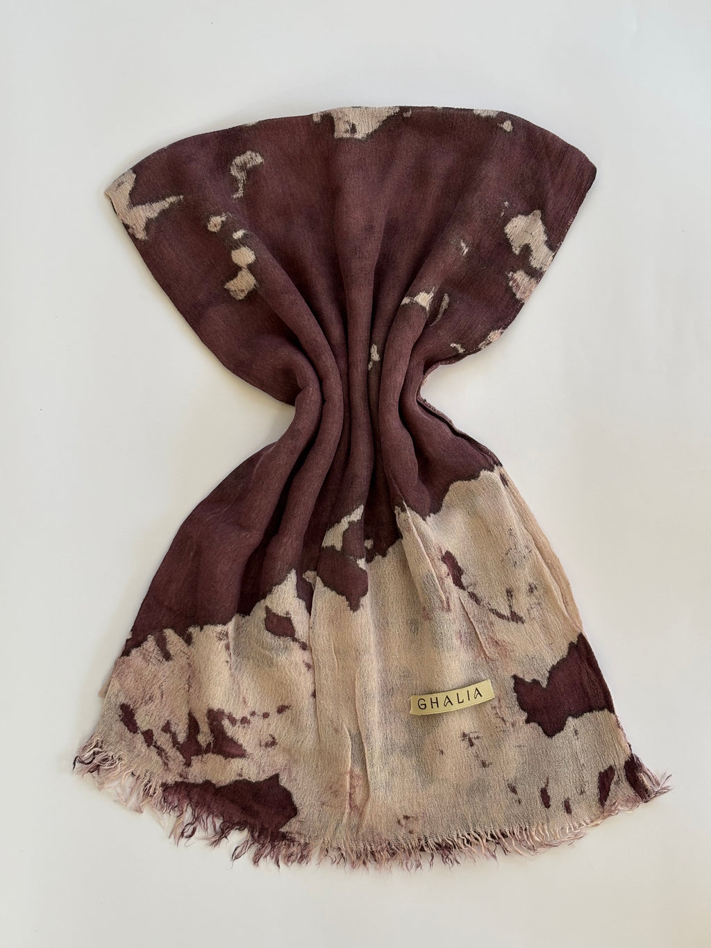 Ruffled Galaxy burgundy