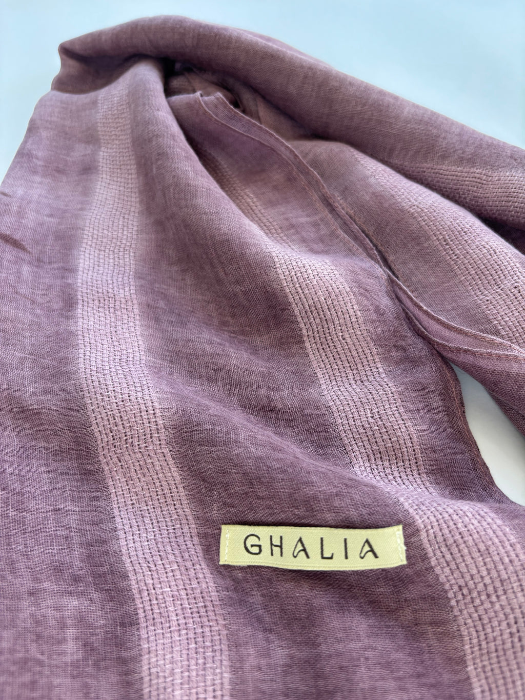 Grape striped hijab