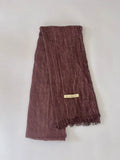 Maroon Kuwaiti cotton crinkle