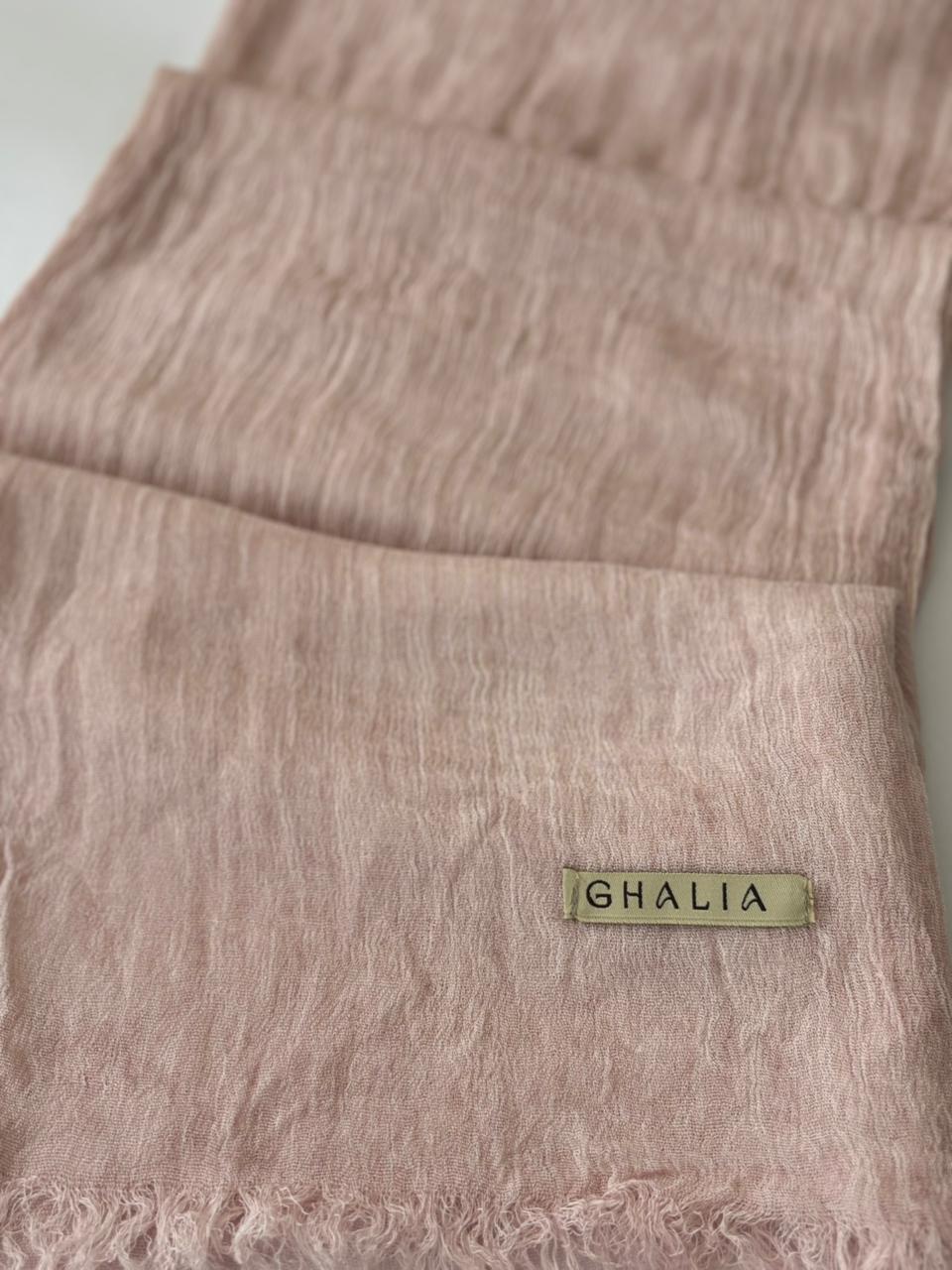 Baby Pink Kuwaiti Cotton crinkle