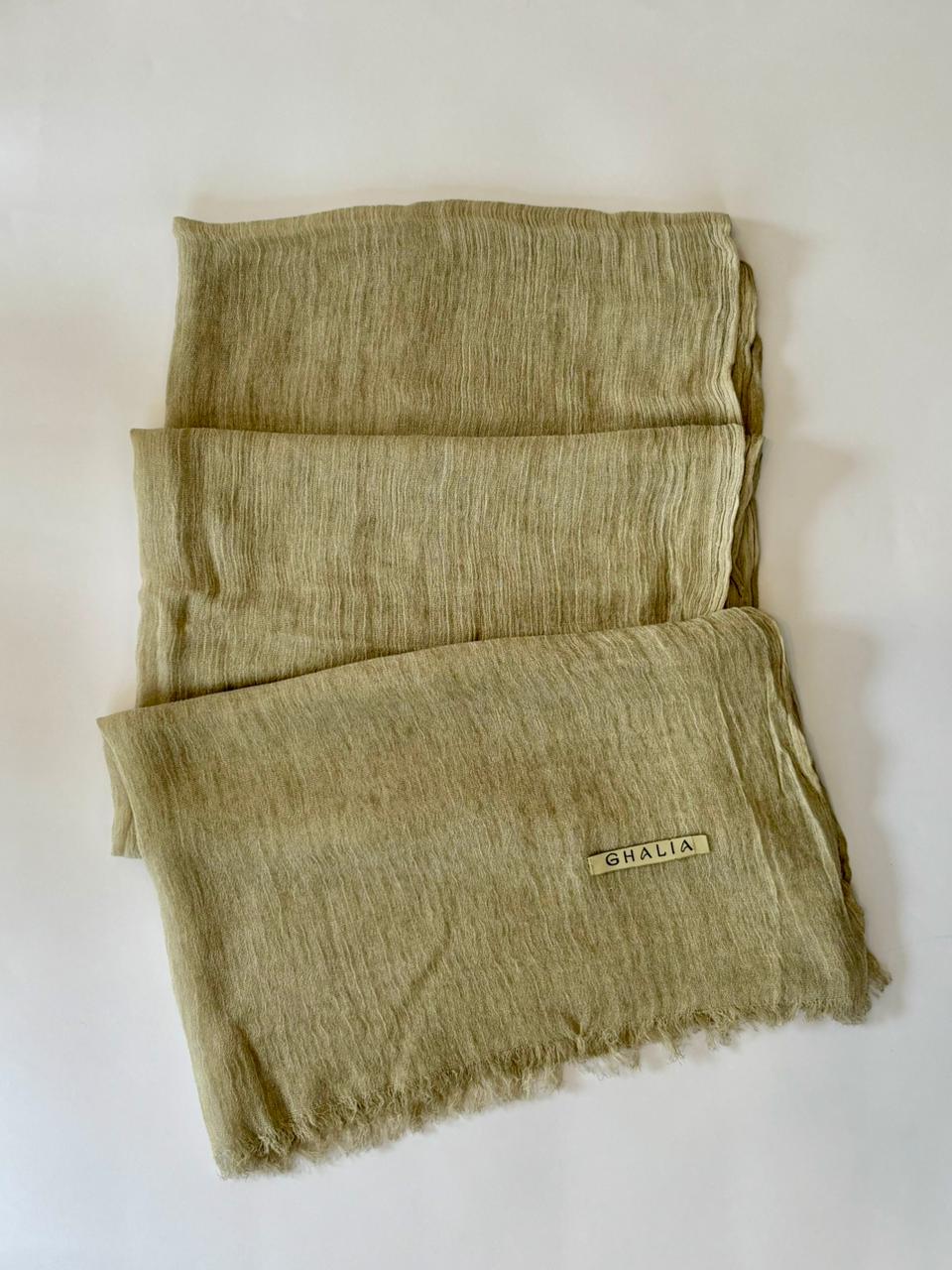 Beige Kuwaiti Cotton crinkle