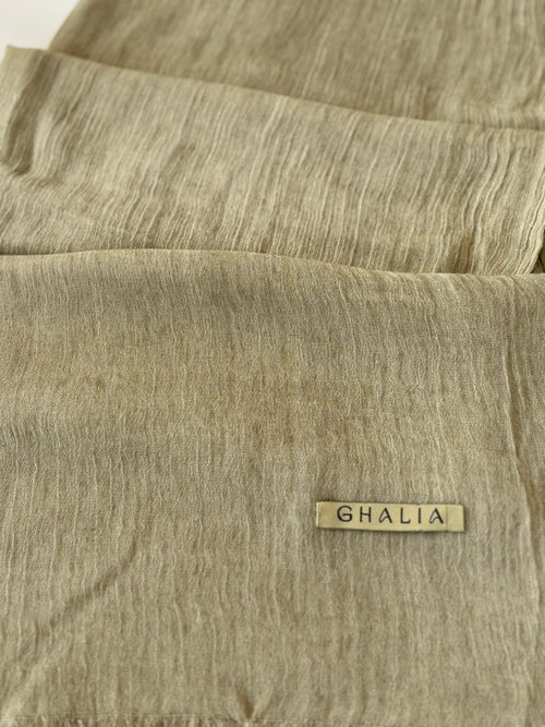 Beige Kuwaiti Cotton crinkle