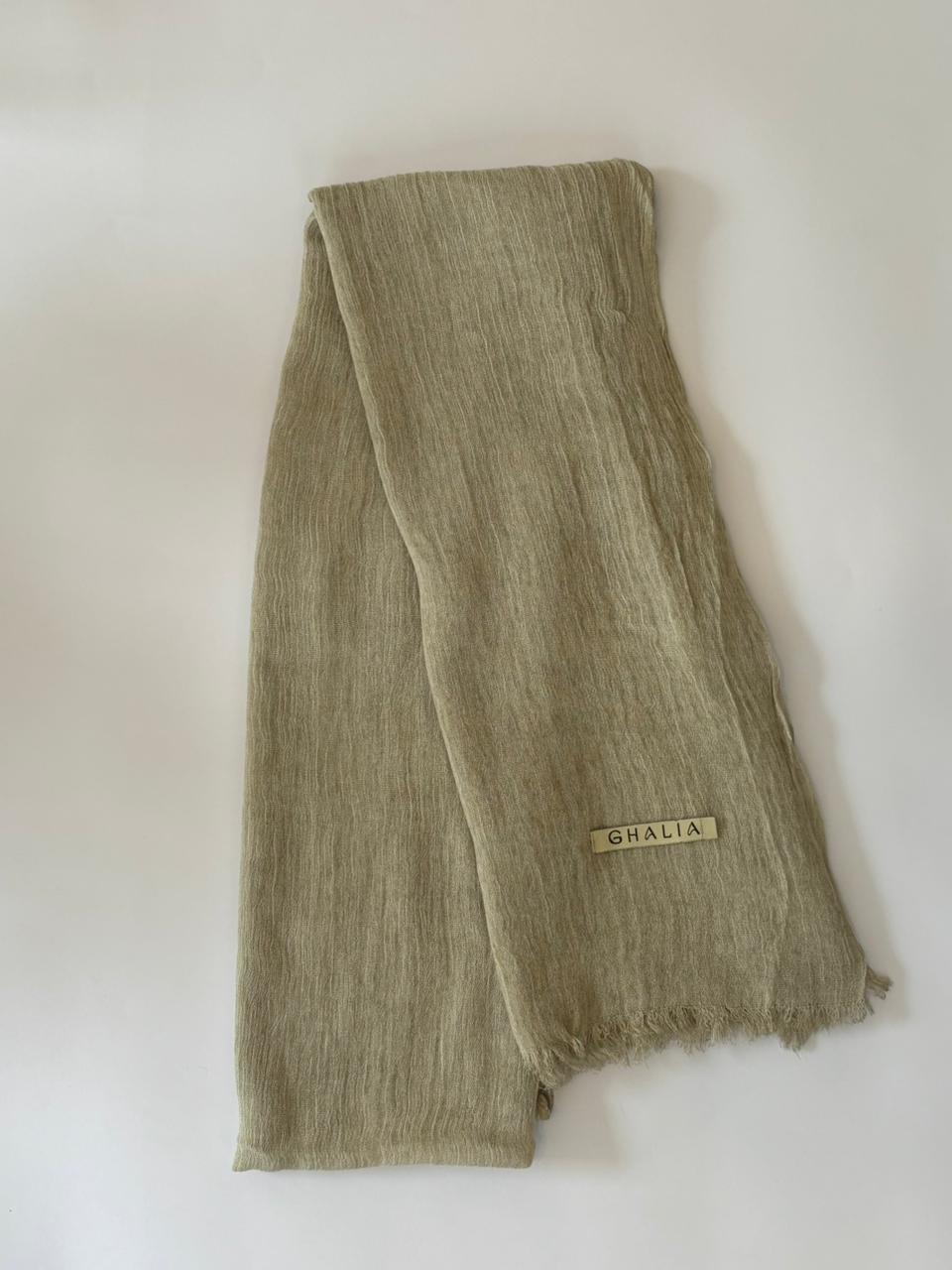 Beige Kuwaiti Cotton crinkle